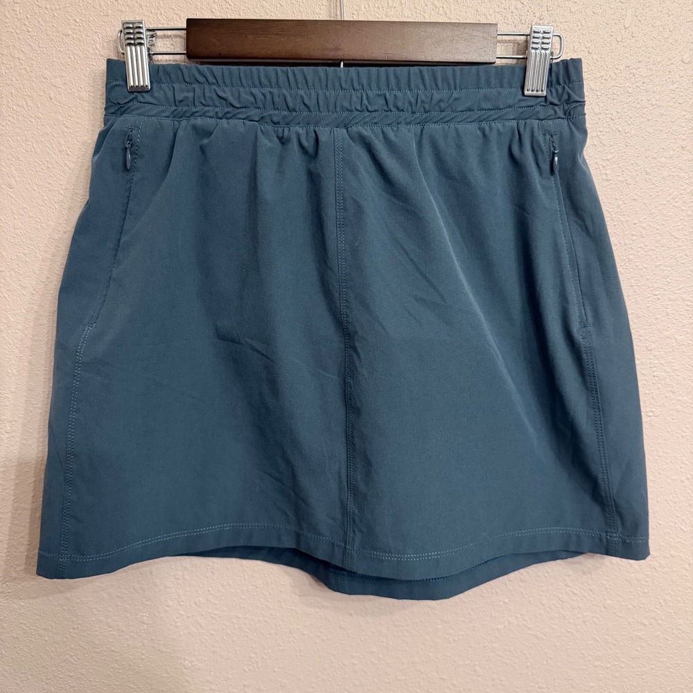 Kuhl Freeflex Skirt Womens Medium Blue Gray Hiking Outdoor Athletic Pockets